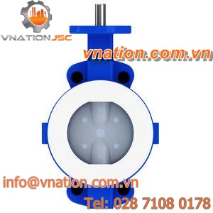 butterfly valve / pneumatic / regulating / wafer