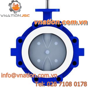 butterfly valve / pneumatic / regulating / lug type