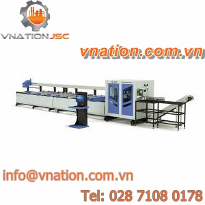 PVC profile machining and cutting line / high-speed