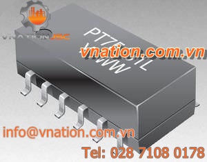 power transformer / low-profile / SMD / telecommunications
