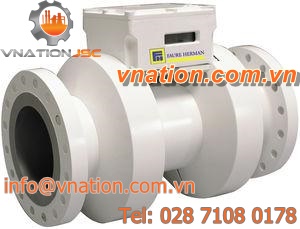 ultrasonic flow meter / for liquids / for hydrocarbons / in-line
