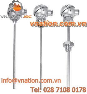 K type thermocouple / J type / form J / for the food industry