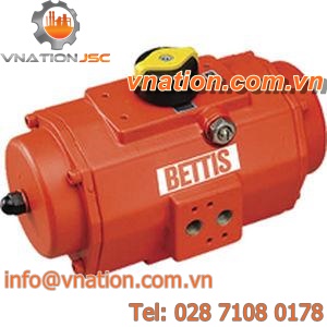 rotary actuator / pneumatic / rack-and-pinion / double-acting