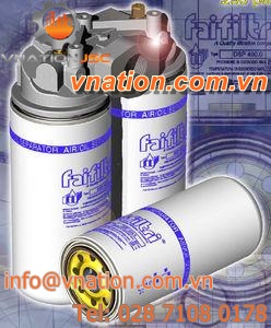 air filter / oil / compressed air / cartridge