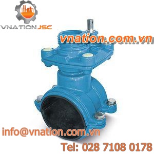 support flange / plastic / saddle tee