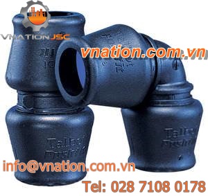 push-to-connect fitting / straight / hydraulic / for cold water