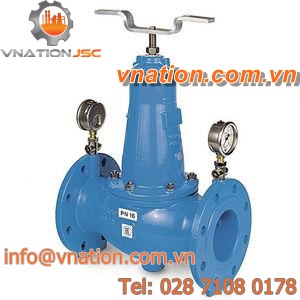 diaphragm valve / manual / pressure reducing / low-pressure