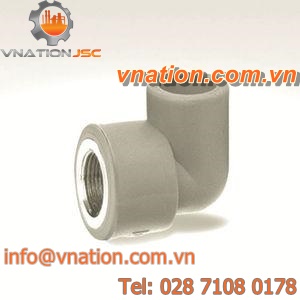 female fitting / threaded / 90? angle / polypropylene