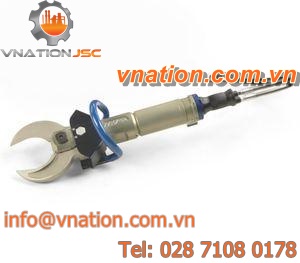 hydraulic shear / manual / for cables / pipe