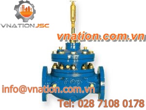 diaphragm valve / regulating / for water / for the construction sector