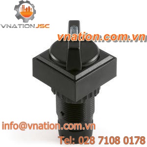 selector knob switch / LED-illuminated / with separate actuator / electromechanical