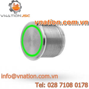 toggle switch / piezoelectric / single-pole / illuminated (green)