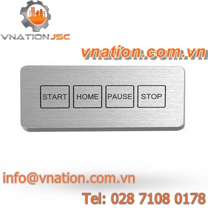 4-key keypad / panel-mount / metal / piezoelectric