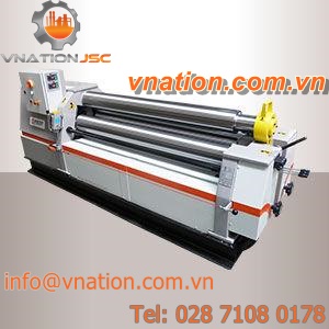 hydraulic plate bending machine / with 3 rollers