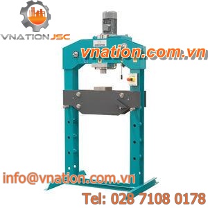 motorized press / electro-hydraulic / vertical / workshop