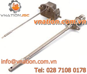 thermocouple temperature probe / with thermocouple output / for gas turbines