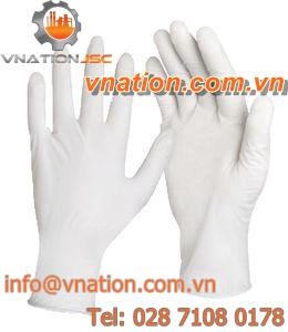 laboratory gloves / chemical protection / rubber / disposable