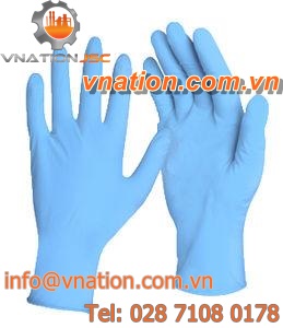 laboratory gloves / chemical protection / nitrile / disposable