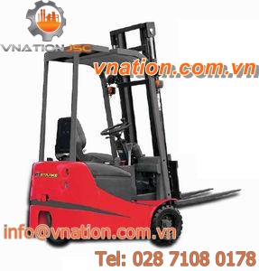 electric forklift / ride-on / indoor / narrow-aisle