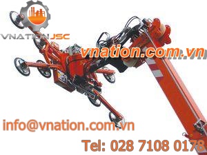 hydraulic manipulator / with suction cup / steel sheet metal / for glass