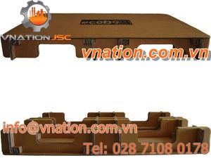 corrugated cardboard pallet / Euro / handling