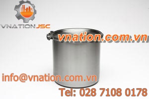 stainless steel drum / lid stacking / for pharmaceutical applications