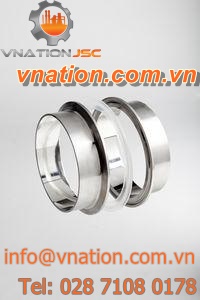compression fitting / straight / stainless steel / for pharmaceutical industry