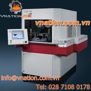 surface polishing machine / automatic / lens / for ophthalmic lens production