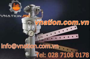 linear actuator / pneumatic / double-acting / steel