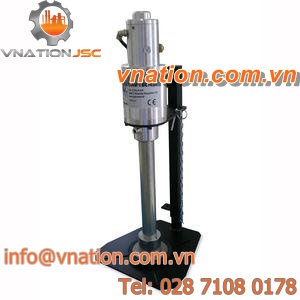 follower plate pump / for grease / pneumatic / piston