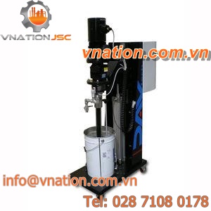 follower plate pump / for grease / electric / piston