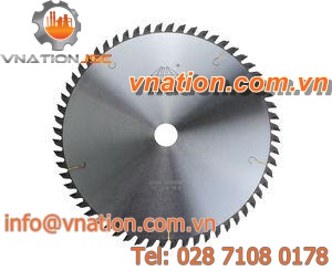 circular saw blade / steel / for wood / for steel