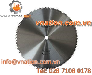 circular saw blade / carbide / for non-ferrous metals / for metal