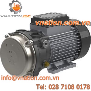 liquid ring vacuum pump / lubricated / single-stage / low-noise