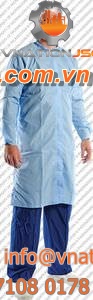 chemical protection lab coat / polyester / medical