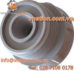 union fitting / threaded / straight / plastic