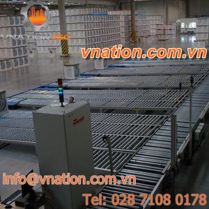 roller conveyor / automatic / horizontal / transport