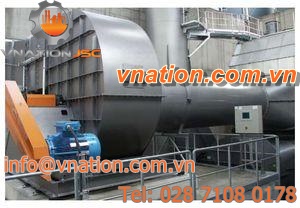 radial fan / exhaust / industrial / for pneumatic conveying