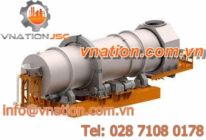 rotary mixer for drums / batch / steam/water