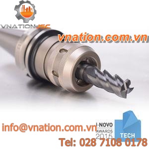 milling power chuck / with straight side plates / heavy-duty