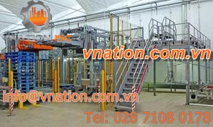 high level infeed palletizer / tray / for loads / carton