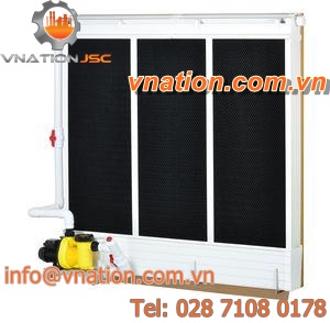 evaporative cooler for agricultural applications