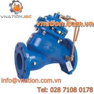 hydraulic check valve / flange