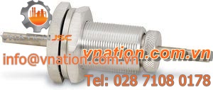 O-ring seal / rod / stainless steel / aluminum