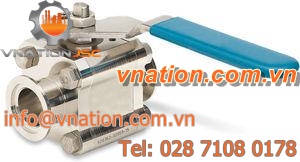 ball valve / manual / female / brass