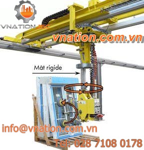 manipulator with suction cup / for glass / glass / hanging