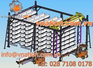 long product automatic storage system / overhead crane