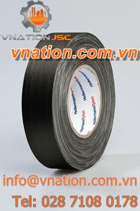 rubber adhesive tape / for woven fabric / industrial / for logistics