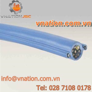 control cable / steel / flexible