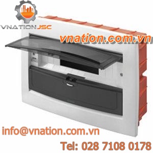 halogen-free enclosure / with transparent cover / not specified / in plastic